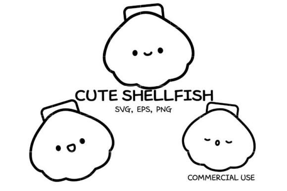 Download Cute Shellfish SVG Bundle | Seashell out - Premium Bundle